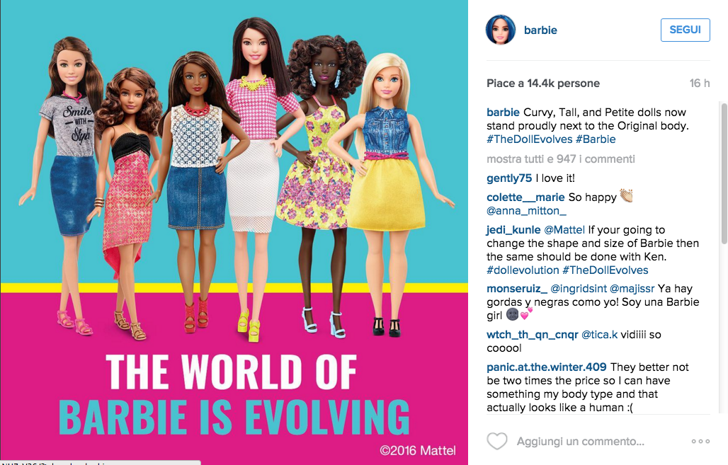 Le nuove Barbie sono per tutti: curvy, petite o tall