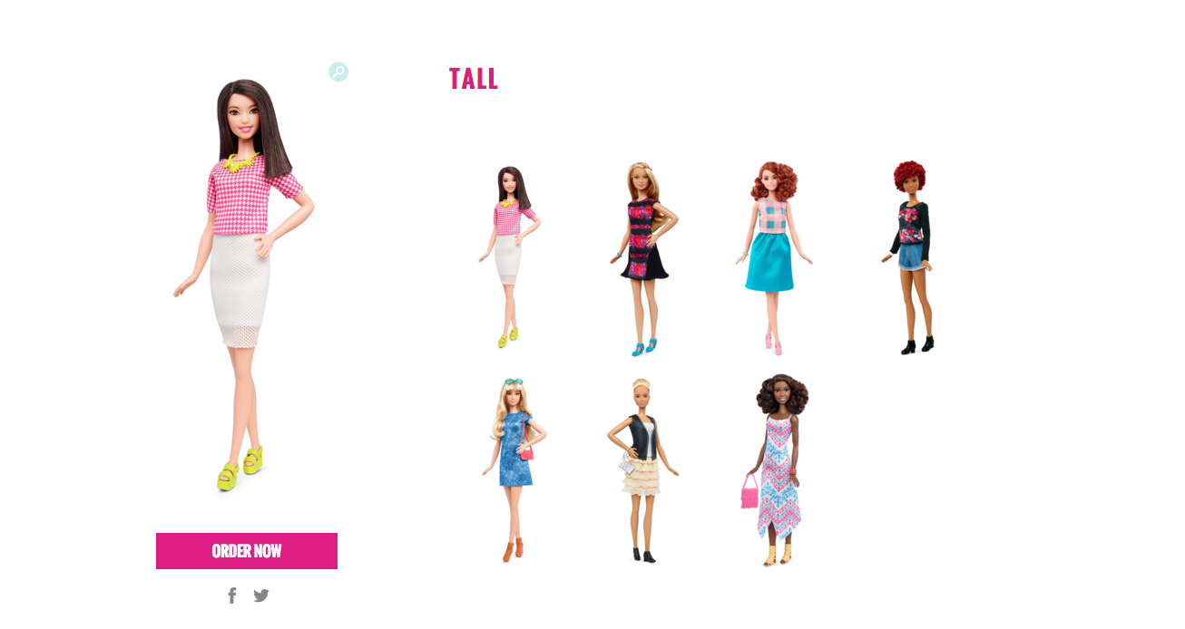 Le nuove Barbie sono per tutti: curvy, petite o tall