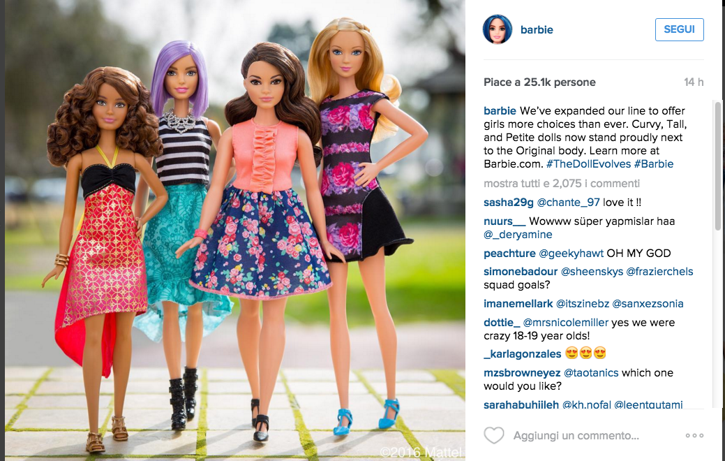Le nuove Barbie sono per tutti: curvy, petite o tall