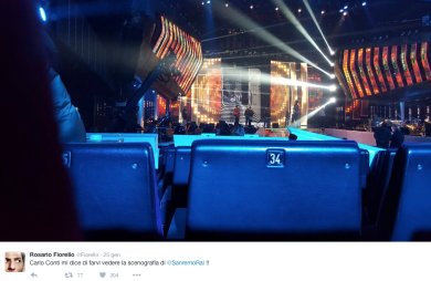 Sanremo 2016: ecco la scenografia del Festival