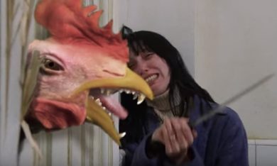 Shining di Stanley Kubrick, ma con le galline
