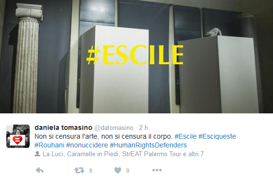 L’ironia social sulle #Statue coperte per la visita di Rohani