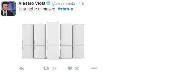 L’ironia social sulle #Statue coperte per la visita di Rohani