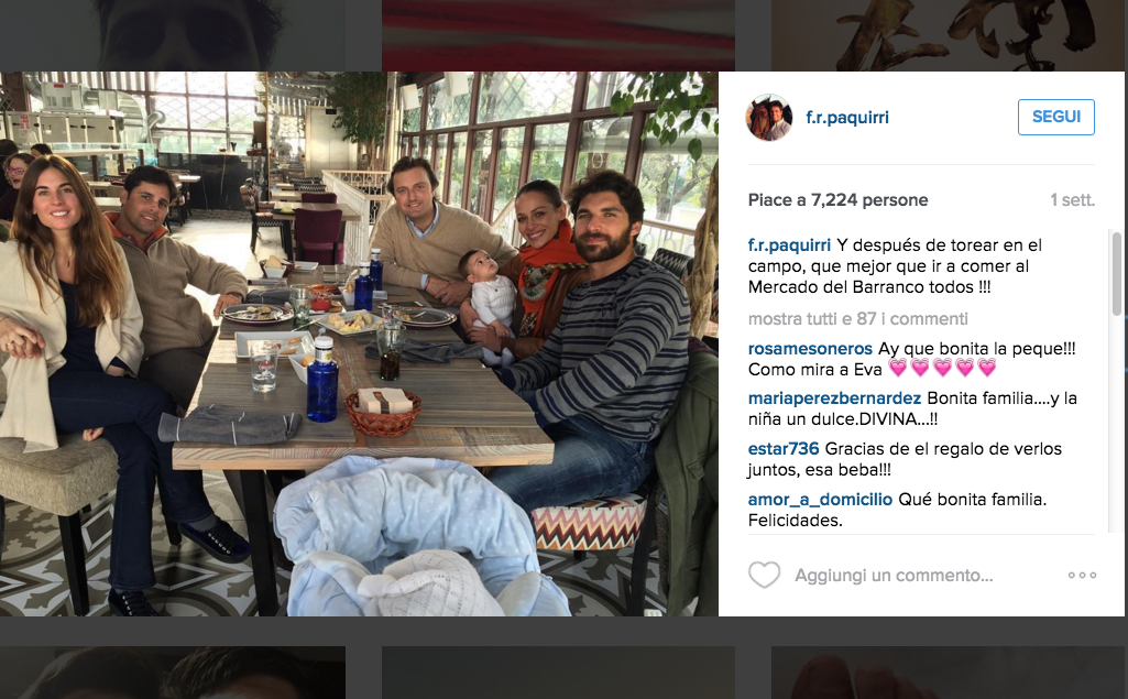 A cinque mesi sulla plaza de toros col padre A cinque mesi sulla plaza de toros col padre