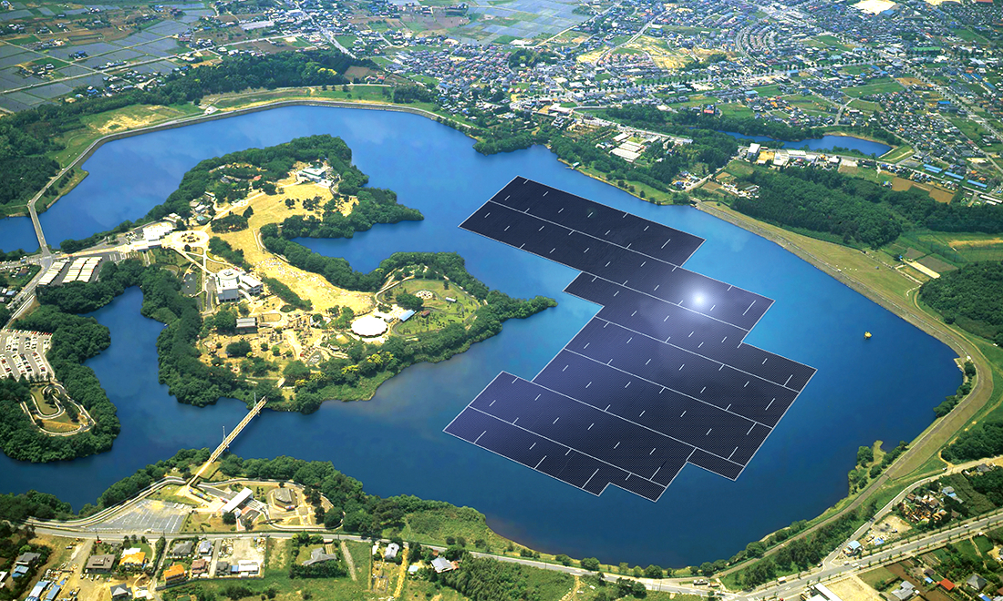 Pannelli solari: ecco la piattaforma galleggiante più grande del mondo Pannelli solari: ecco la piattaforma galleggiante più grande del mondo