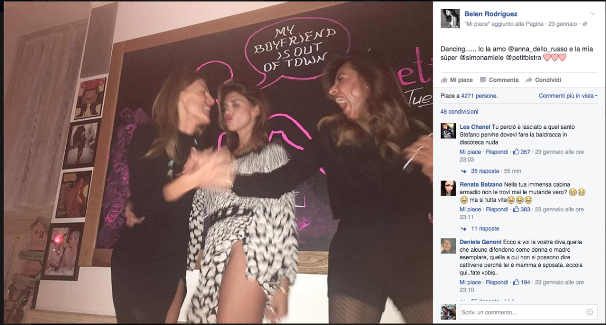 Galleria foto 'Belén Rodriguez scatenata regala un twerking ai fan' - foto 3