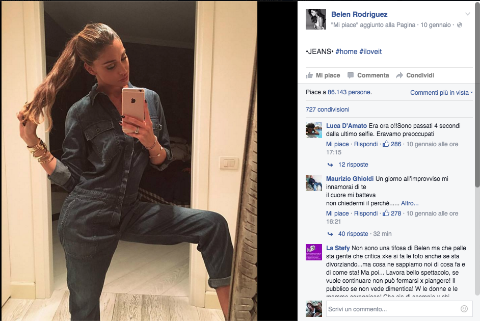 Belén Rodriguez scatenata regala un twerking ai fan Belén Rodriguez scatenata regala un twerking ai fan