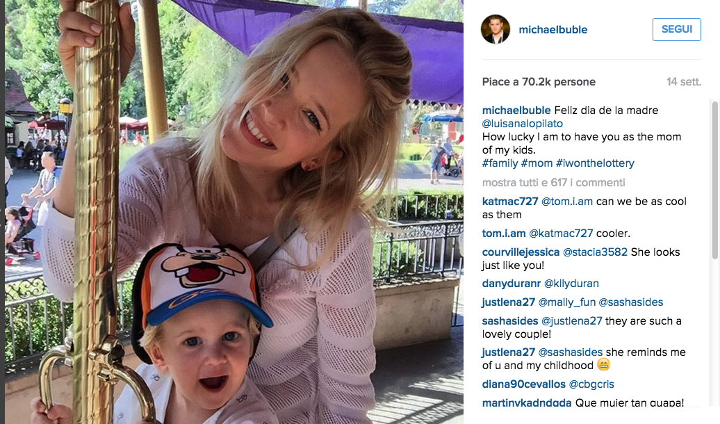 Galleria foto 'Michael Bublè è di nuovo padre' - foto 3