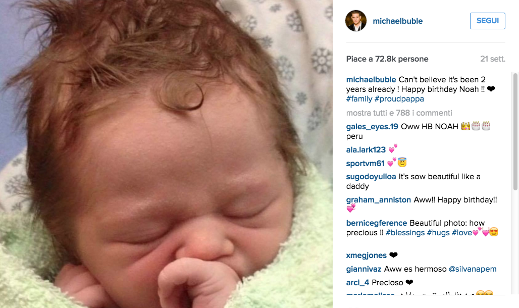Galleria foto 'Michael Bublè è di nuovo padre' - foto 5