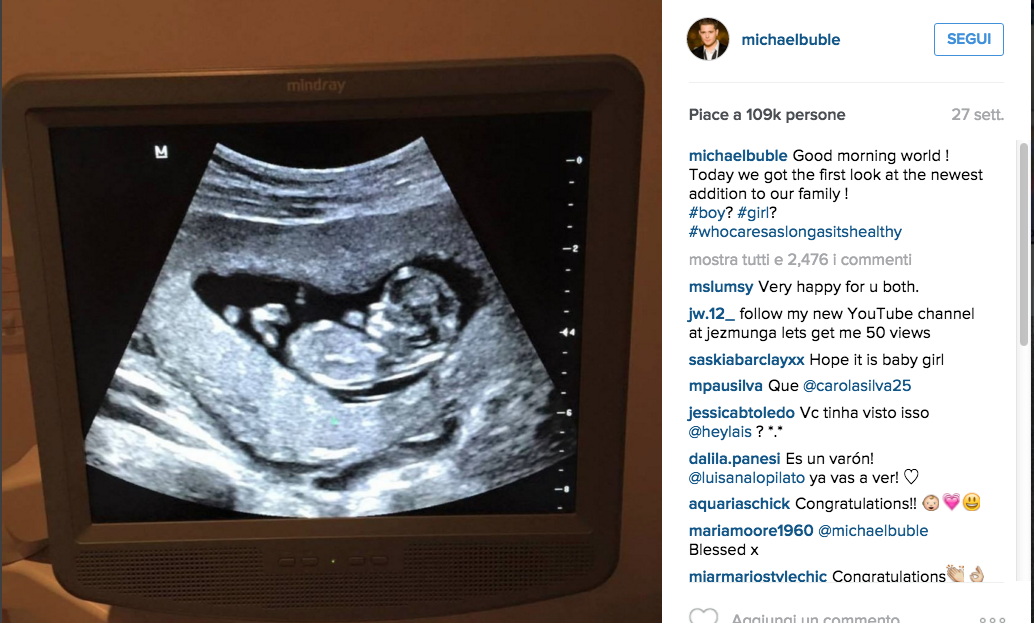 Galleria foto 'Michael Bublè è di nuovo padre' - foto 7