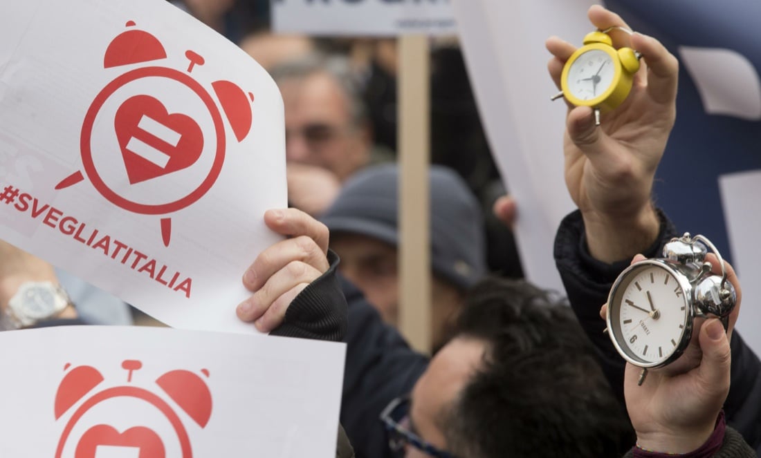 Unioni civili, manifestazioni in  tutta Italia – Foto