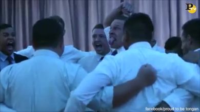 La “haka” degli sposi al matrimonio