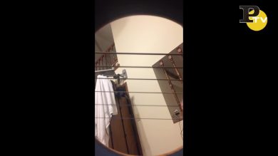 Lo smartphone finisce nella chitarra