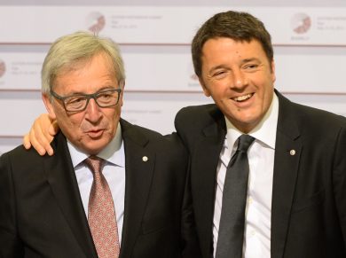 Juncker: “Buone le relazioni con l’Italia. Ma a volte si usano parole virili”