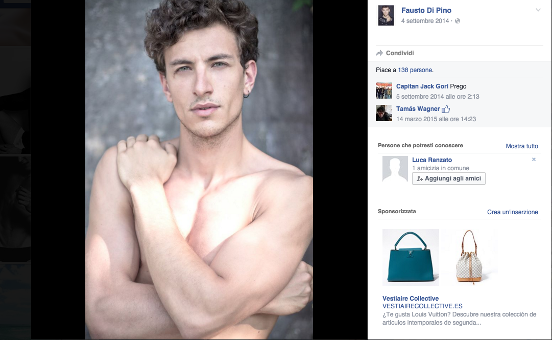 Fausto: dopo la chemio di nuovo in passerella per amore della vita Fausto: dopo la chemio di nuovo in passerella per amore della vita