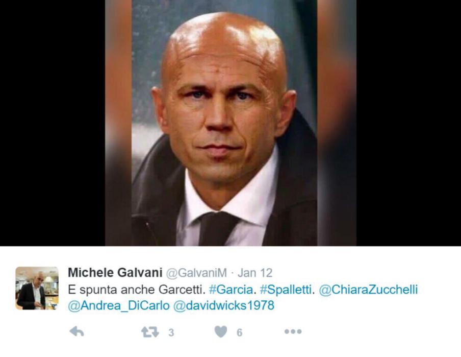 Addio Rudi Garcia, l’ironia del Web