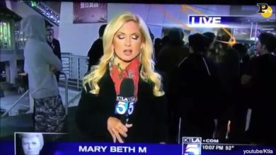 Giornalista aggredita in diretta tv