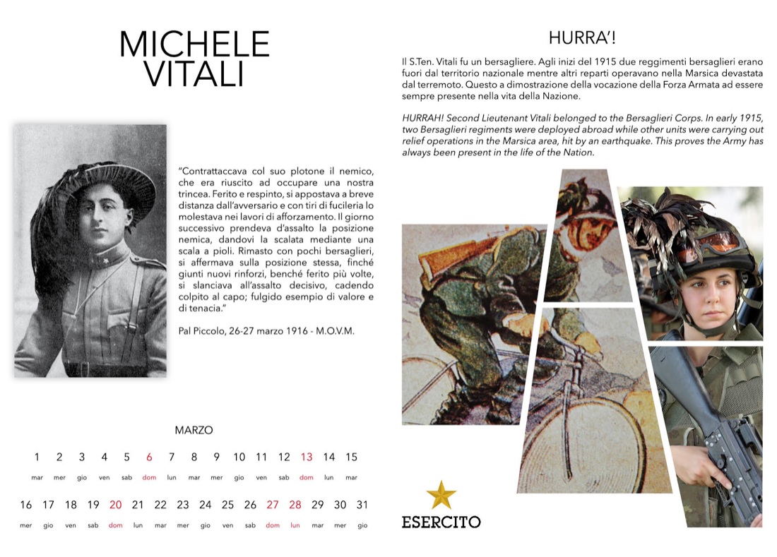 “CalendEsercito” 2016, dedicato agli Italiani nella prima guerra  mondiale