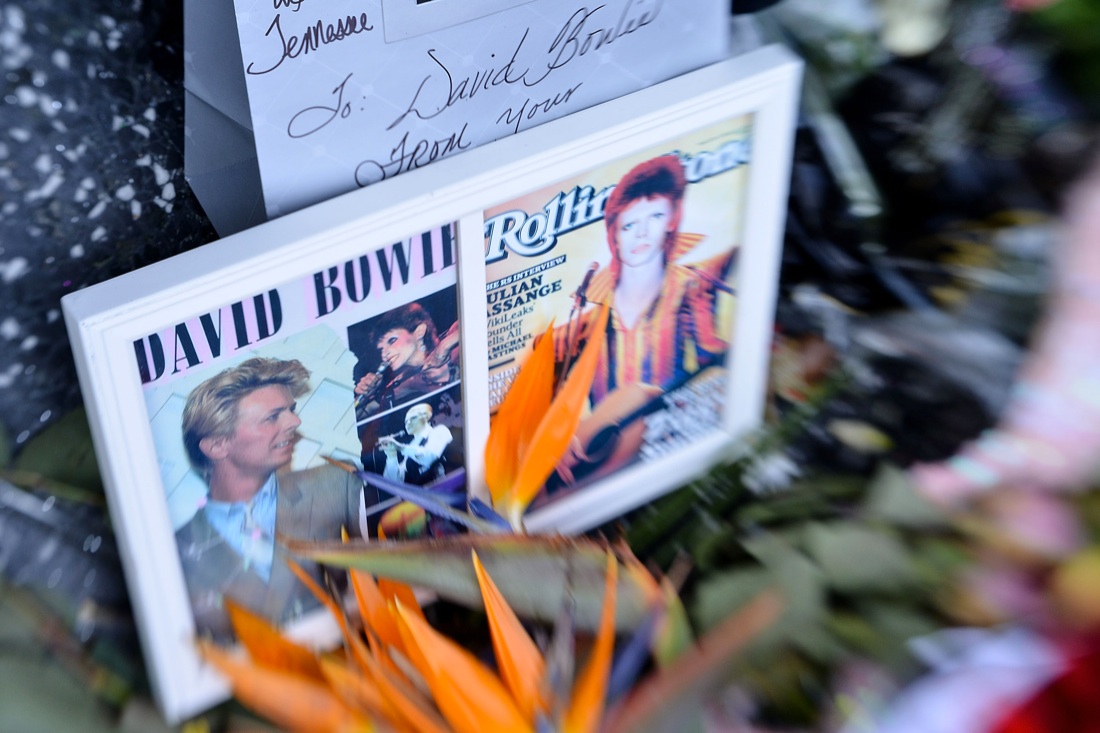 David Bowie: l’omaggio dei fan – Foto David Bowie: l’omaggio dei fan – Foto