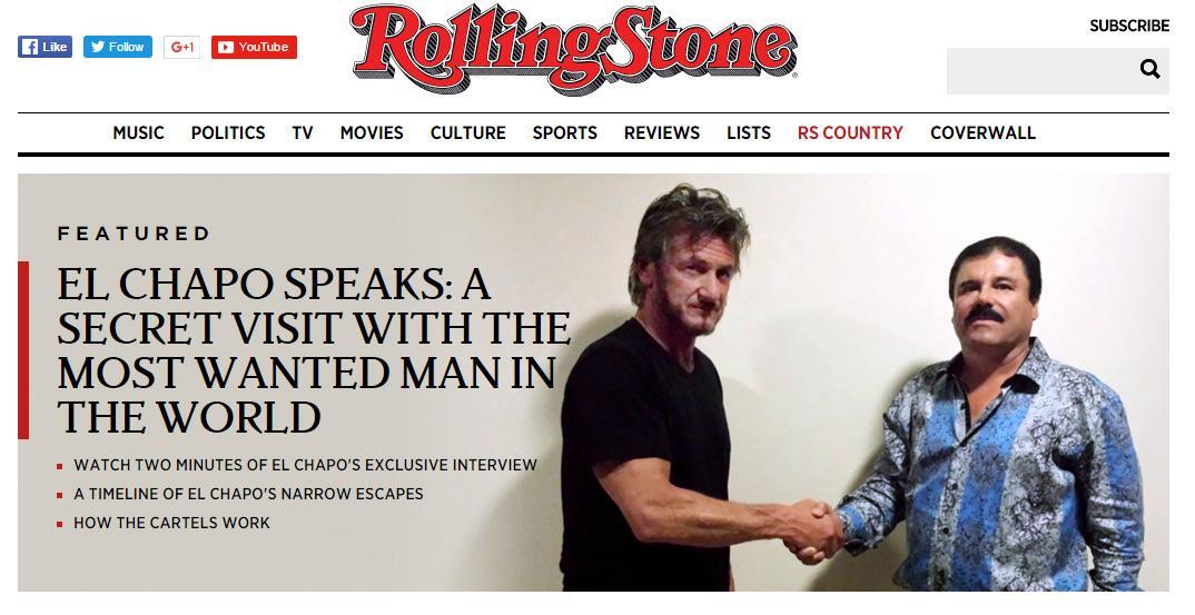Sean Penn indagato per l’incontro con il superlatitante El Chapo – Video