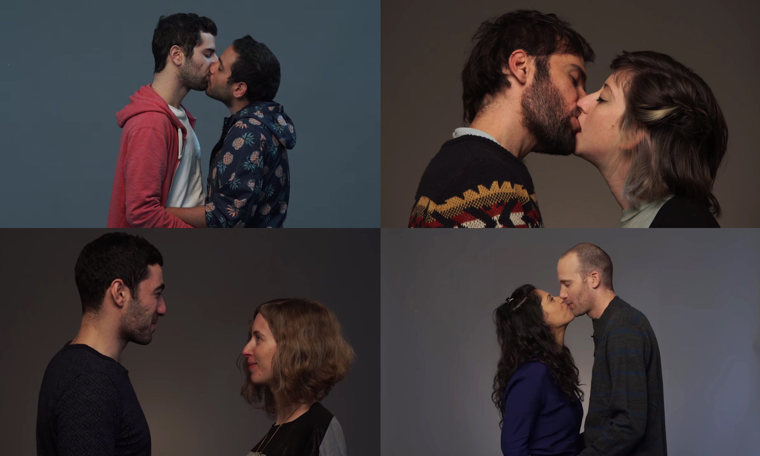 Israele, il video dei baci tra arabi e ebrei