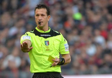 Arbitri 19a giornata: Inter-Sassuolo a Doveri, con più di una riserva