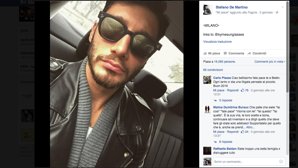 Belén Rodriguez e Stefano De Martino: prove di pace a distanza? Belén Rodriguez e Stefano De Martino: prove di pace a distanza?