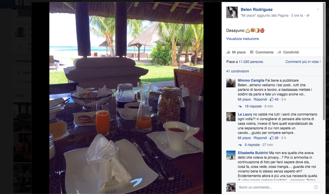 Belén Rodriguez, lato B di Capodanno Belén Rodriguez, lato B di Capodanno