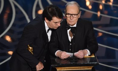 Ennio Morricone vince oscar 2016 miglior colonna sonora