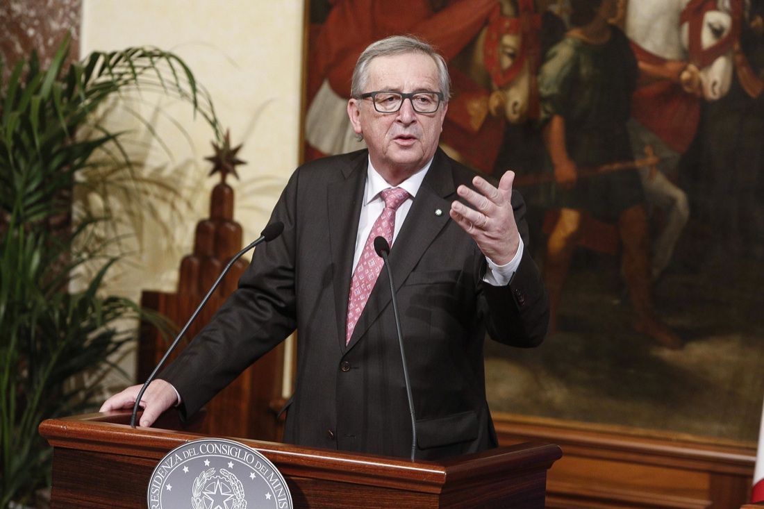 Juncker e Renzi a Roma: “Insieme per un’Europa più forte”