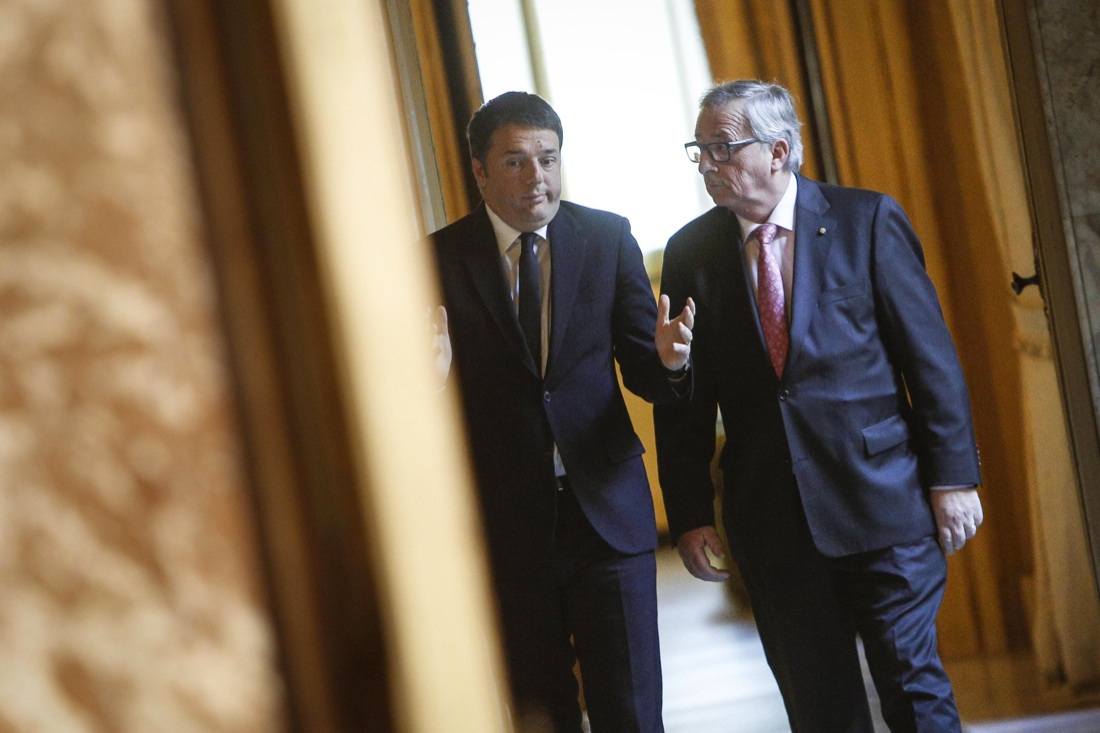Juncker e Renzi a Roma: “Insieme per un’Europa più forte”