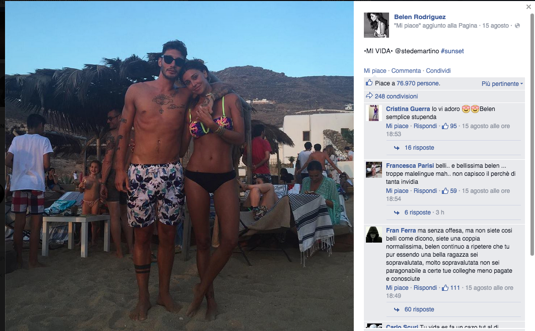 Belén e Stefano di nuovo insieme? Belén e Stefano di nuovo insieme?