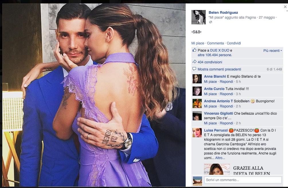 Belén e Stefano di nuovo insieme? Belén e Stefano di nuovo insieme?