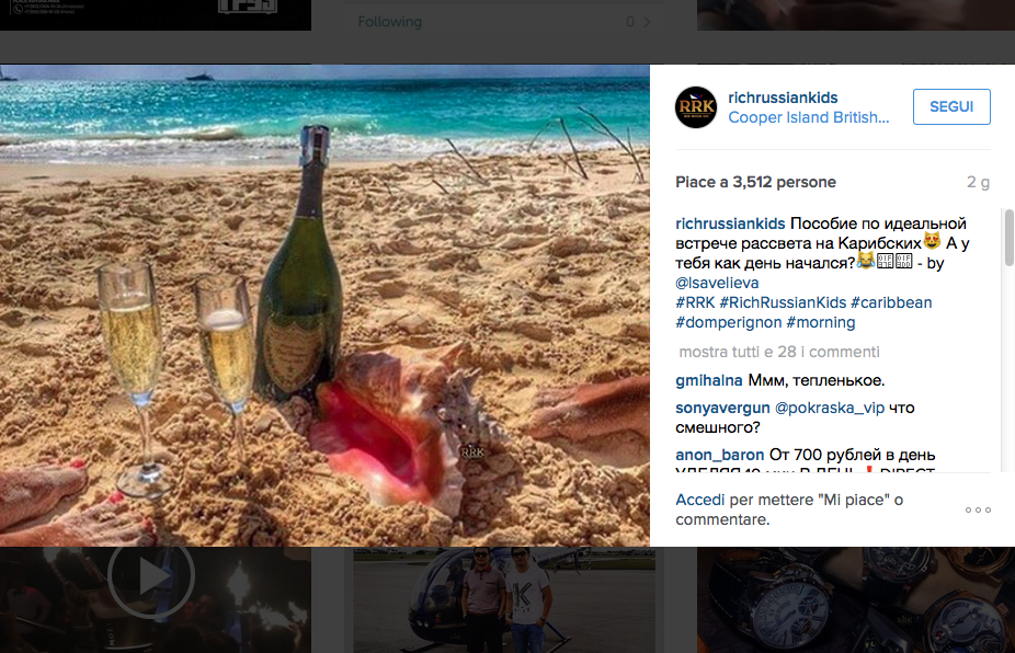 La vita da sogno dei giovani ricchi russi La vita da sogno dei giovani ricchi russi