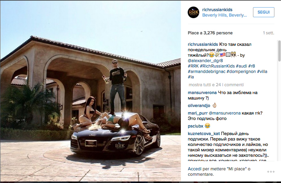 La vita da sogno dei giovani ricchi russi La vita da sogno dei giovani ricchi russi