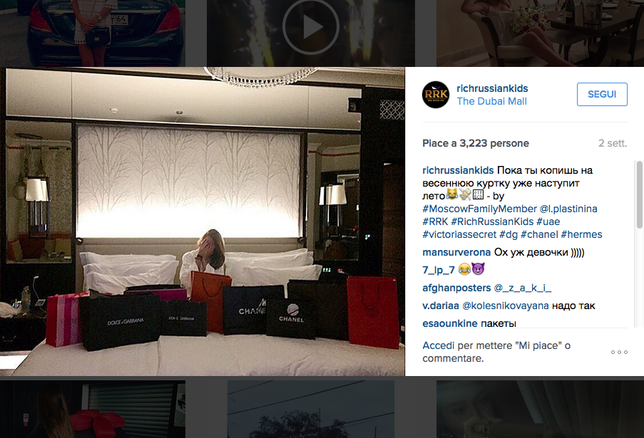 La vita da sogno dei giovani ricchi russi La vita da sogno dei giovani ricchi russi