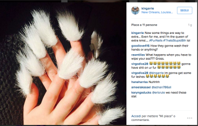 Unghie pelose, ultima follia della nail art