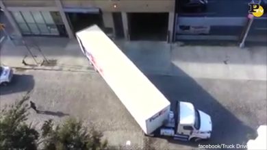Usa: il parcheggio perfetto del Tir