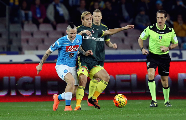 Napoli-Milan 1-1: delusione Sarri, niente sorpasso