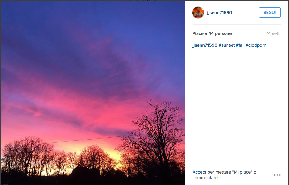 #Cloudporn, la passione Instagram per le nuvole #Cloudporn, la passione Instagram per le nuvole