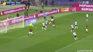 L’incredibile gol sbagliato da Dzeko, Roma-Palermo