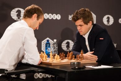 A chess match with living pawns in Marostica, Italy