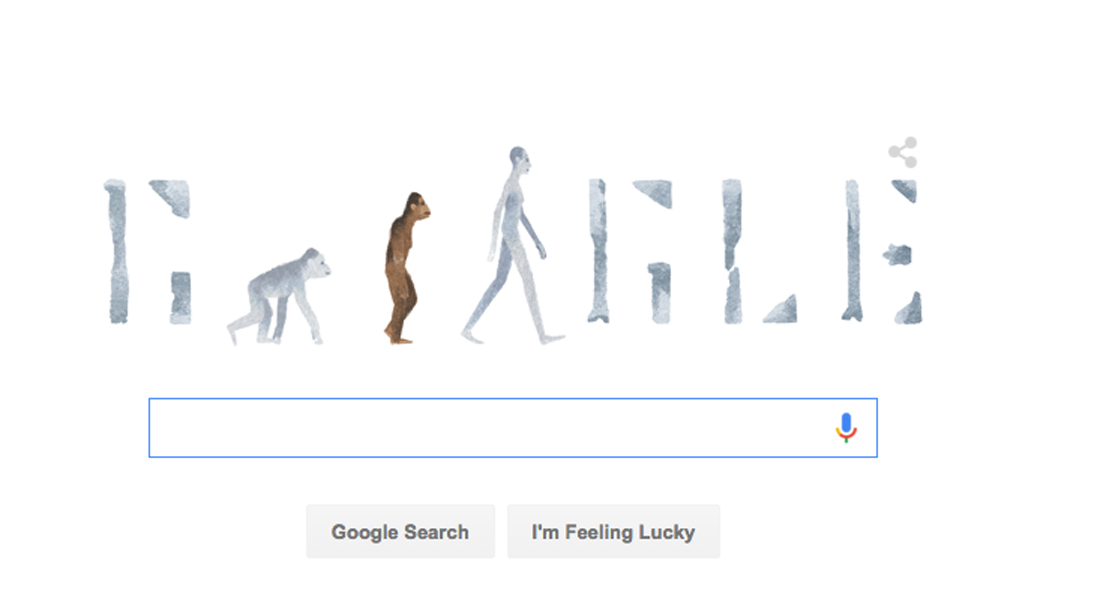 Il Doodle di Google per San Valentino