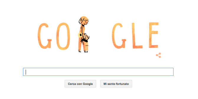 Il Doodle di Google per San Valentino