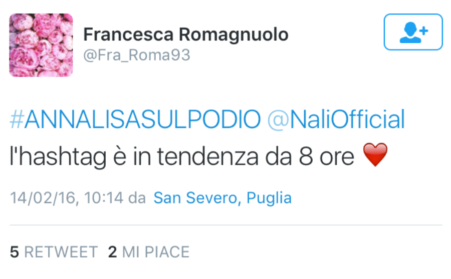 Sanremo 2016: la finale sui social, trionfano Michielin e Annalisa Sanremo 2016: la finale sui social, trionfano Michielin e Annalisa