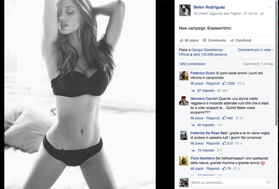 Belén Rodriguez: “Perchè tutti ce l’hanno con me?” Belén Rodriguez: “Perchè tutti ce l’hanno con me?”