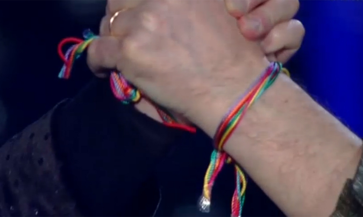 Sanremo 2016, gli artisti “rainbow” per le unioni civili – Foto Sanremo 2016, gli artisti “rainbow” per le unioni civili – Foto