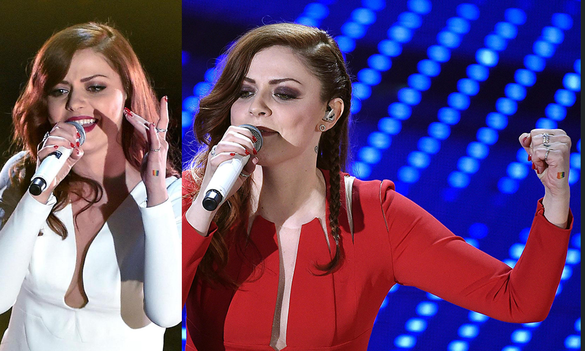 Sanremo 2016, gli artisti “rainbow” per le unioni civili – Foto Sanremo 2016, gli artisti “rainbow” per le unioni civili – Foto