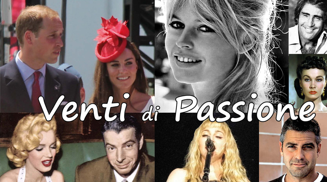 Venti di Passione, le coppie del cinema