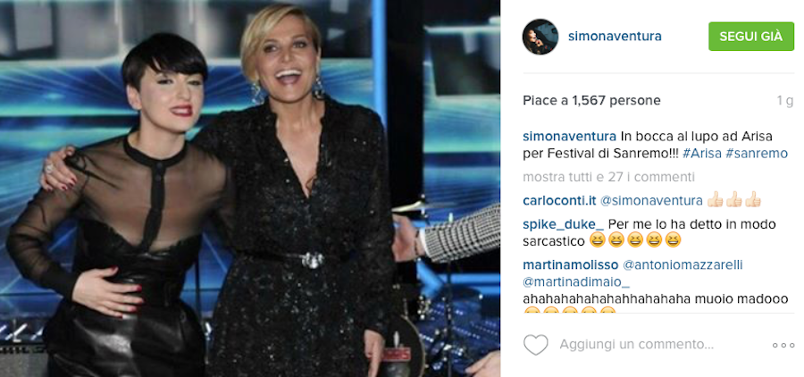 Sanremo 2016: boom sui social, Garko e Pausini i più menzionati